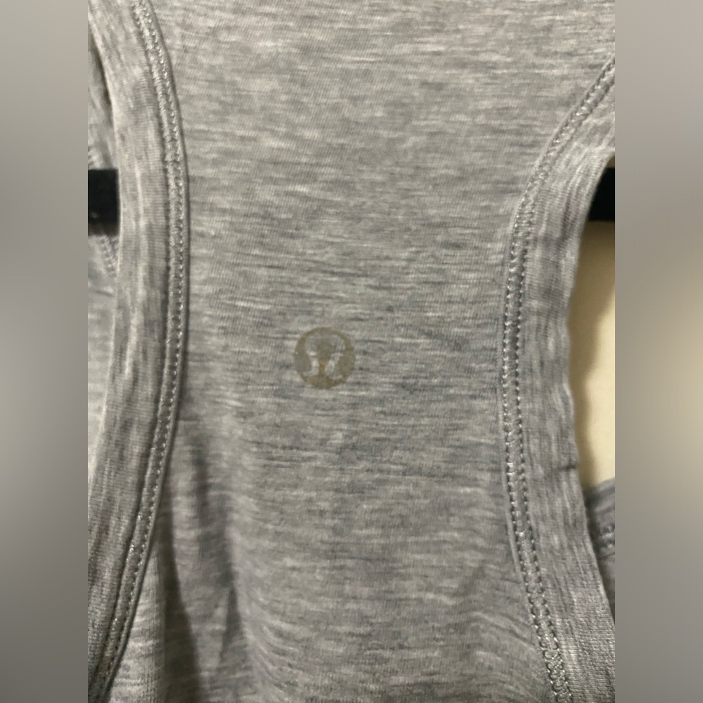 Lululemon Gray Racerback Tank - Picture 3 of 3